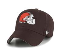 '47 NFL Cleveland Browns MVP Casquette de baseball unisexe avec fermeture Velcro réglable Taille unique Logo de l'équipe Couleur Marron, marron, taille unique