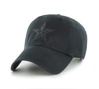 '47 NFL Dallas Cowboys Clean Up Casquette de baseball unisexe Fermeture à sangle réglable Taille unique Logo de l'équipe Couleur Noir, Noir , taille unique