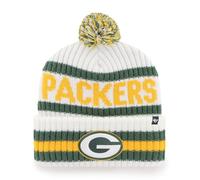 '47 NFL Green Bay Packers Bering Bobble Winter Hat Unisex Team Logo, Couleur Blanc, Blanc., taille unique