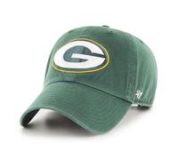 '47 NFL Green Bay Packers Clean Up Casquette de baseball unisexe, fermeture à sangle réglable, taille unique, logo de l'équipe, couleur vert foncé, vert foncé, taille unique