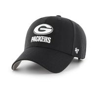 '47 NFL Green Bay Packers MVP Casquette de baseball unisexe avec fermeture Velcro réglable Taille unique Logo de l'équipe Couleur Noir, Noir , taille unique