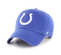 '47 NFL Indianapolis Colts Clean Up Casquette de baseball unisexe, fermeture à sangle réglable, taille unique, logo de l'équipe, couleur bleu roi, bleu marine, taille unique