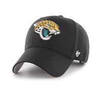'47 NFL Jacksonville Jaguars MVP Casquette de baseball unisexe avec fermeture Velcro réglable Taille unique Logo de l'équipe Noir, Noir , taille unique