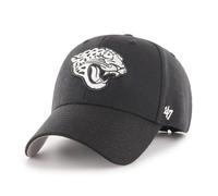 '47 NFL Jacksonville Jaguars MVP Casquette de baseball unisexe avec fermeture Velcro réglable Taille unique Logo de l'équipe Noir, Noir , taille unique