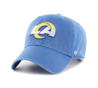 '47 NFL Los Angeles Rams Clean Up Casquette de Baseball Unisexe Fermeture à Sangle Réglable Taille Unique Logo Team Couleur Montego, Montego, taille unique