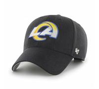 '47 NFL Los Angeles Rams MVP Casquette de baseball unisexe avec fermeture Velcro réglable Taille unique Logo de l'équipe Couleur Noir, Noir , taille unique