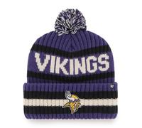 '47 NFL Minnesota Vikings Bering Bobble Chapeau d'hiver unisexe avec logo de l'équipe Couleur Violet, lilas, taille unique