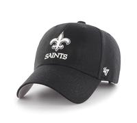 '47 NFL New Orleans Saints MVP Casquette de baseball unisexe avec fermeture Velcro réglable Taille unique Logo de l'équipe Noir, Noir , taille unique