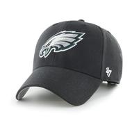 '47 NFL Philadelphia Eagles MVP Casquette de baseball unisexe avec fermeture Velcro réglable Taille unique Logo de l'équipe Couleur Noir, Noir , taille unique