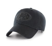 '47 NFL San Francisco 49ers Clean Up Casquette de baseball unisexe Fermeture à sangle réglable Taille unique Logo de l'équipe Couleur Noir, Noir , taille unique