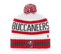 '47 NFL Tampa Bay Buccaneers Bering Bobble Chapeau d'hiver unisexe avec logo de l'équipe Couleur Blanc, Blanc., taille unique