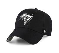 '47 NFL Tampa Bay Buccaneers MVP Casquette de Baseball Unisexe Fermeture Velcro Réglable Taille Unique Logo Team Couleur Noir, Noir , taille unique