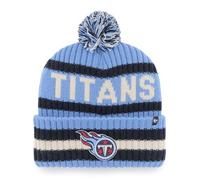 '47 NFL Tennessee Titans Bering Bobble Winter Hat Unisex Team Logo, Couleur Bleu, bleu, taille unique