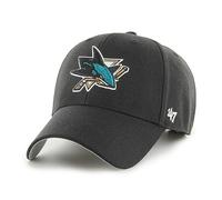 '47 NHL San Jose Sharks MVP Casquette de baseball unisexe, réglable, design de haute qualité, logo de l'équipe badge, noir, Noir , taille unique
