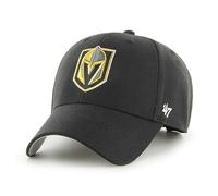 '47 NHL Vegas Golden Knights MVP Casquette de baseball unisexe, réglable, design de haute qualité, logo de l'équipe badge, noir, Noir , taille unique