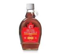 47° North Sirop d'érable biologique doré, AMBRÉ - AROMATIQUE, Canada, 250g, source unique, grade A, sans gluten, végétalien, goût léger et sucré pour les crêpes et plus encore