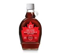 47° North Sirop d'érable biologique doré, FONCÉ - FORT, Canada, 250g, source unique, grade A, sans gluten, végétalien, goût léger et sucré pour les crêpes et plus encore