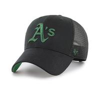 '47 Oakland Athletics Black MLB Ballpark Mesh Most Value P Trucker Cap - One-Size