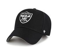 '47 Oakland Raiders NFL Authentic Brand MVP Casquette de football noire réglable Velcro pour adulte Taille unique Hommes et femmes 85 % acrylique 15 % laine, Noir , taille unique