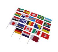 47 Pièces Drapeaux Internationaux du Monde sur 47 Nations