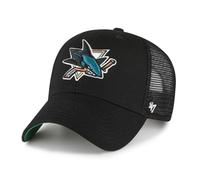 '47 San Jose Sharks NHL Most Value P. Branson Noir Casquette de Camionneur Réglable