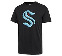 '47 T-shirt imprimé Seattle Kraken de la NHL - Bleu marine, Bleu marine., XL