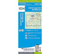 IGN 4702SB Saint-Laurent-du-Maroni Guyane