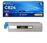 47095704 Toner compatible pour OKI C824 XL C834 XL C844 XL C824n C824dn C834dnw C834nw C844dnw premium Noir HC avec puce 5000 pages