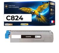 47095704 Toner compatible pour OKI C824 XL C834 XL C844 XL C824n C824dn C834dnw C834nw C844dnw premium Noir HC avec puce 5000 pages