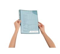 [47260003] LEITZ Lot de 5 pochette CombiFile soufflet A4 PP grainée 0,20 mm