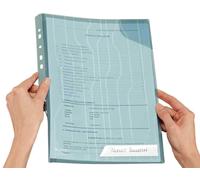 [47260035-3] LEITZ Lot de 3 Lots de 5 pochette CombiFile A4 PP bleu grainée 0...