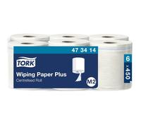 473414 Papier D'Essuyage Advance À Dévidage Central M2 - 150,7 M X 19 Cm - Lot De 6 Bobines - Blanc