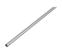 Alberts 473433 Tube rond | aluminium, anodisé, couleur argent | 1000 x 10 x 1 mm