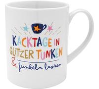 47376 Tasse XL, au motif de paillettes à faire scintiller