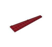 47397 Plaque Circulaire Coin 12x3 Gauche 10 Pièces GDS-708 Compatible avec Lego Briques de Construction Couleur:Rosso Scuro 154