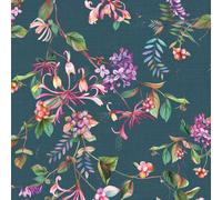 47454 - Le Nouveau Livre De Design Papier Peint Floral Bleu Galerie