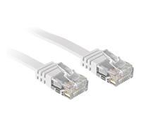 [47503] LINDY Câble réseau Plat Blanc Cat.6 U/UTP, 3m