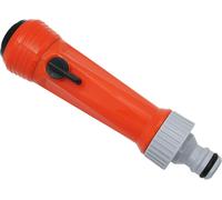 4760/S Pistolet Aérateur-douchette Made in Italy Pulvérisateur de tuyau d'eau avec lance Pistolet pour tuyau d'arrosage Lance avec régulateur de débit et double fonction