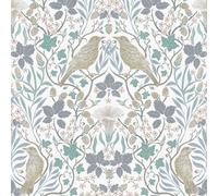 47619 - Papier Peint Blanc Galerie Heritage Été Jardin