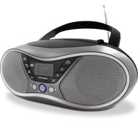 477171 Lecteur Cd Mp3 Numérique Dab+ Et Fm Rds Avec Port Usb, Entrée Audio, Sortie Casque, Fonction Double Alarme - Gris Et Noir