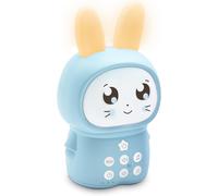 477511 Veilleuse Lapin Flocon Avec Bruits Blanc, 16 Sons Apaisants, Rechargeable - Bleu