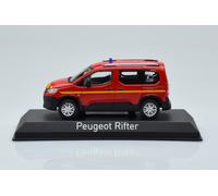 Norev Peugeot Rifter Pompiers 2019 Rouge 1/43 479069 0724