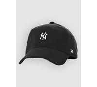 47Brand MLB NY Yankees Cord Bse Rnner Clean Up Casquette noir