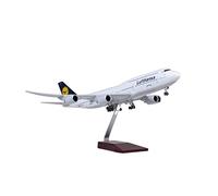 47CM Adapté pour L'aviation B777 W Avion Collection De Cadeaux pour Adultes Affichage Souvenir Porte-Avions avec Roues Ensemble de Jeu de Passe-Temps Miniature(A)