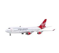 47cm pour Atlantic 747 modèle d'avion à Grande échelle Jouet d'aviation Avion avec lumières et Roues Train d'atterrissage moulé sous Pression Playkits(No Lights)