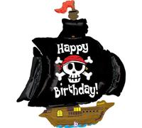 47In Pirate Ship Birthday Foil Balloon