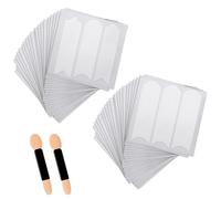 48 Autocollants Pour Nail Art, 2 Cotons-Tiges Double Face, Autocollants Simples Pour Ongles, Sûrs Et Non Toxiques, Accessoires Professionnels Pour Nail Art, Outil De Mélange D'Éponges.