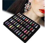 48 bouteilles de poudre de paillettes flash, moule de résine époxy bijoux bricolage faisant décoration outils de résine époxy brillants paillettes de remplissage matériau manucure maquillage