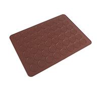 48 Cavités Tapis de Cuisson Macaron, -40℃~230℃ Moules à Macaron en Silicone Plaque de Cuisson Macaron Moules Antiadhésifs pour Macaron Cookies Pâtisserie DIY 39 x 28,5cm