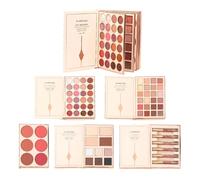 48-Color Waterproof Bronzer | Book Shape Travel Eyeshadow Palette,for Women Girls Halloween Everyday Party Professional Travel